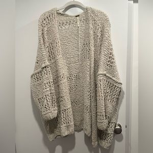 Free people oversized open cardigan